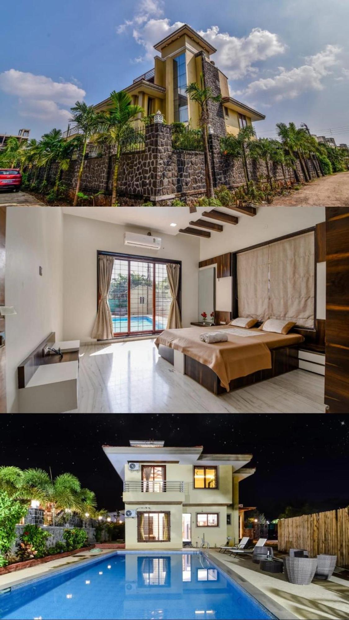 Lifeline Villas - Luxurious Taraangan 4 Mountain View Villa With Biggest Pool And Huge Open Area Lonavala Exteriör bild